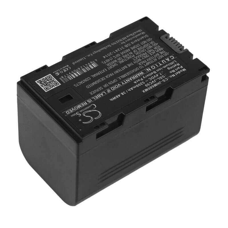7.4V, Li-ion, 5200mAh, Camera battery fits Jvc, Ssl-jvc50, Gy-hm200, Gy-hm600, 38.48Wh Camera Cameron Sino Technology Limited (Camera)