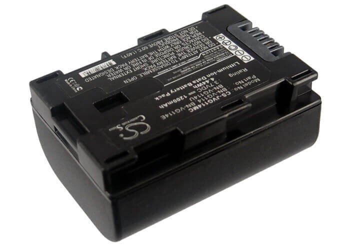 3.7V, Li-ion, 1200mAh, Camera battery fits Jvc, Bn-vg114, Gz-e10, Gz-e100, 4.44Wh Camera Cameron Sino Technology Limited (Camera)