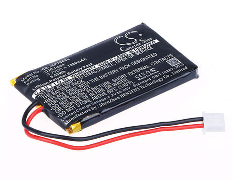 3.7V, Li-Polymer, 1500mAh, Speaker battery fits Jvc, Jvc Sp-ad70-a, Jvc Sp-ad70-b, 5.55Wh Speaker Cameron Sino Technology Limited