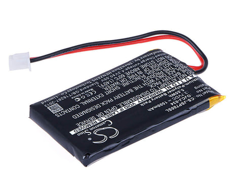 3.7V, Li-Polymer, 1500mAh, Speaker battery fits Jvc, Jvc Sp-ad70-a, Jvc Sp-ad70-b, 5.55Wh Speaker Cameron Sino Technology Limited