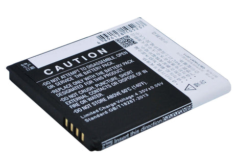 3.8V, Li-ion, 2000mAh, SmartPhone battery fits K-touch, Tbe5707b, L820, L820c, 7.6Wh Mobile, SmartPhone Cameron Sino Technology Limited (Smartphone)