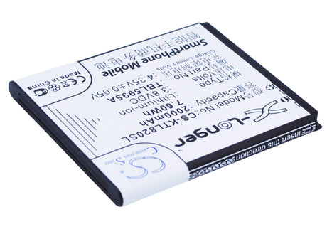 3.8V, Li-ion, 2000mAh, SmartPhone battery fits K-touch, Tbe5707b, L820, L820c, 7.6Wh Mobile, SmartPhone Cameron Sino Technology Limited (Smartphone)