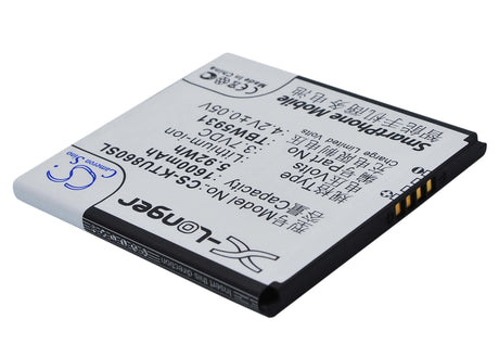 3.7V, Li-ion, 1600mAh, SmartPhone battery fits Highscreen, K-touch, Tbw5931, Omega Q, 5.92Wh Mobile, SmartPhone Cameron Sino Technology Limited (Smartphone)