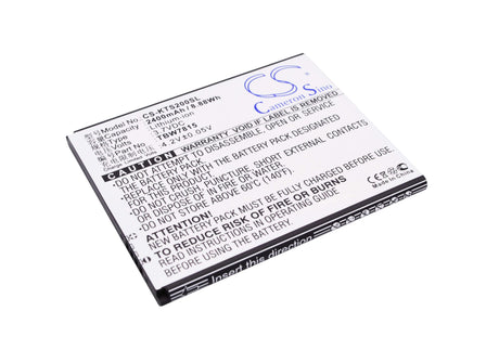 3.7V, Li-ion, 2400mAh, SmartPhone battery fits K-touch, Tbw7815, S2, V5, 8.88Wh Mobile, SmartPhone Cameron Sino Technology Limited (Smartphone)