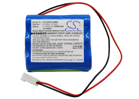 7.2V, Ni-MH, 2000mAh, Medical battery fits Kangaroo, 2193403, Control Enteral Feeding Pump, Pump 324, 14.40Wh Medical Cameron Sino Technology Limited (Medical)