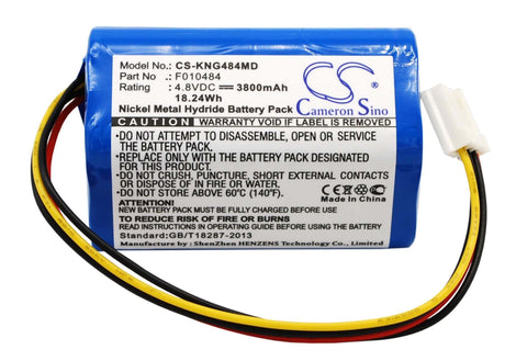 4.8V, Ni-MH, 3800mAh, Medical battery fits Kangaroo, Covidien, 1041411, Kangaroo Epump, 18.24Wh Medical Cameron Sino Technology Limited (Medical)