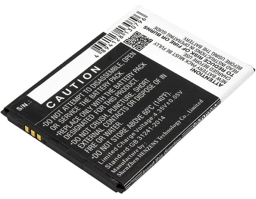 3.8V, Li-Polymer, 2300mAh, SmartPhone battery fits Kazam, Tr550, Trooper 550, 8.74Wh Mobile, SmartPhone Cameron Sino Technology Limited (Suspended)