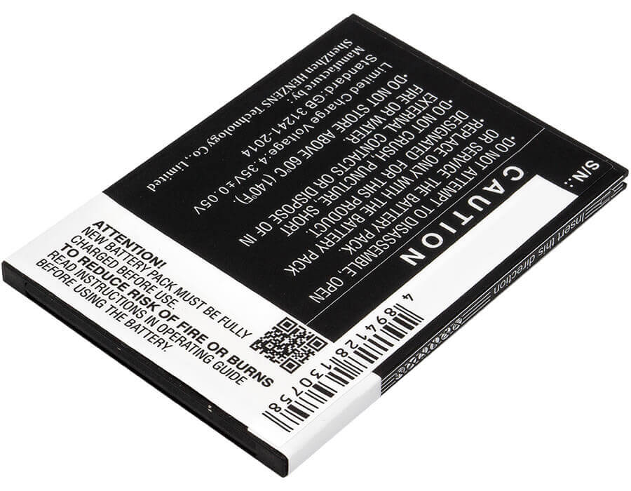 3.8V, Li-Polymer, 2500mAh, SmartPhone battery fits Kazam, Tr551, Trooper 551, 9.5Wh Mobile, SmartPhone Cameron Sino Technology Limited (Suspended)
