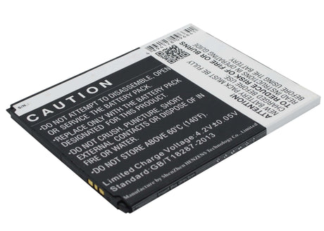3.7V, Li-Polymer, 2600mAh, SmartPhone battery fits Kazam, Kxx60, Trooper 2 X6.0, Trooper 6.0, 9.62Wh Mobile, SmartPhone Cameron Sino Technology Limited (Smartphone)