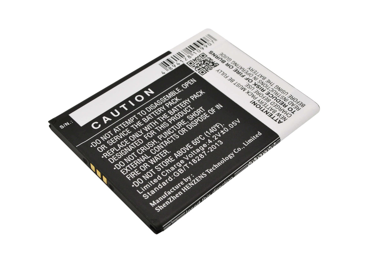 3.7V, Li-ion, 1800mAh, SmartPhone battery fits Kazam, Katv45, Tv 4.5, 6.66Wh Mobile, SmartPhone Cameron Sino Technology Limited (Smartphone)