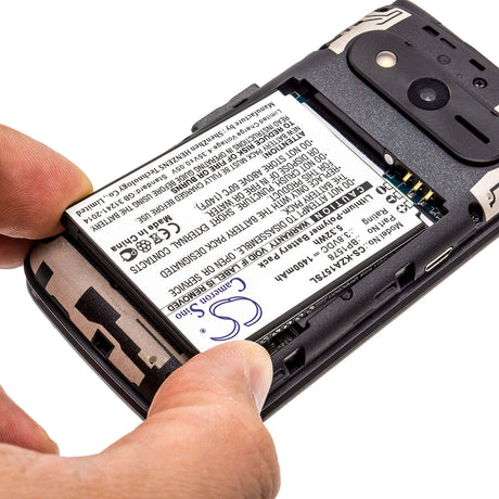 3.8V, Li-Polymer, 1400mAh, SmartPhone battery fits Kazuna, Bp1578, 440g, Etalk, 5.32Wh Mobile, SmartPhone Cameron Sino Technology Limited (Smartphone)