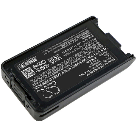 7.4V, Li-ion, 3300mAh, Two-Way Radio battery fits Kenwood, Knb-24l, Nx-220, Nx-320, 24.42Wh Two-Way Radio Cameron Sino Technology Limited