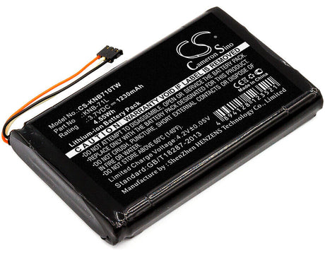 3.7V, Li-ion, 1230mAh, Two-Way Radio battery fits Kenwood, Knb-61l, Pkt-03k, Pkt-23, 4.55Wh Two-Way Radio Cameron Sino Technology Limited