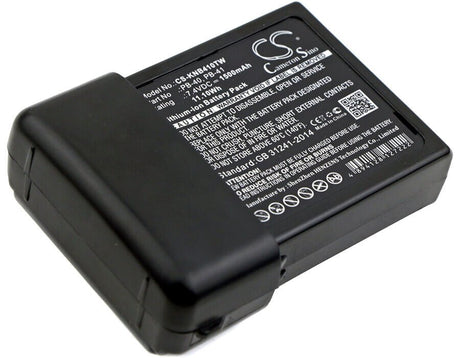 7.4V, Li-ion, 1500mAh, Two-Way Radio battery fits Kenwood, Pb-40, Tk-2118, Tk-3118, 11.1Wh Two-Way Radio Cameron Sino Technology Limited