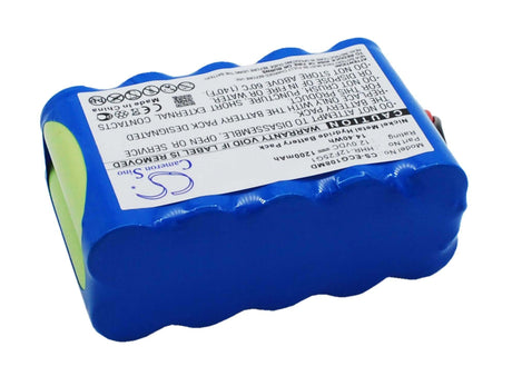 12.0V, Ni-MH, 1200mAh, Medical battery fits Kenz Cardico, Hhr-12f25g1, Ecg-108, Ecg-110, 14.40Wh Medical Cameron Sino Technology Limited (Medical)