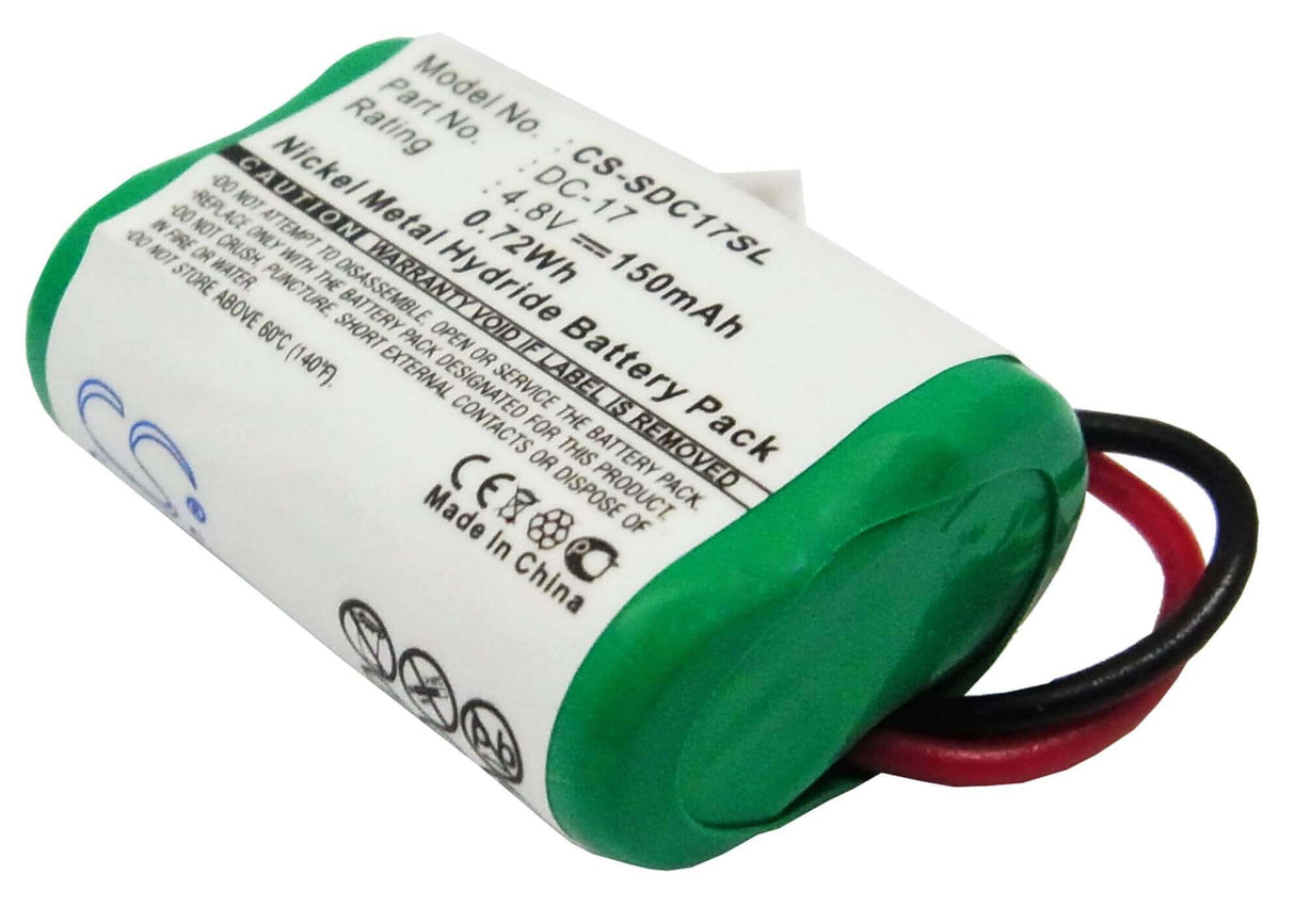 4.8V, Ni-MH, 150mAh, Dog Collar battery fits Petsafe, Sportdog, Kinetic, Dogtra, Sdt00-11907, Fieldtrainer Sd-400, Transmitters Sd-400s, 0.72Wh Dog Collar Cameron Sino Technology Limited