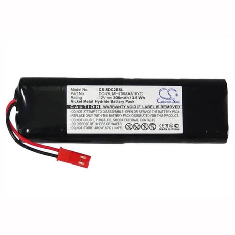12.0V, Ni-MH, 300mAh, Dog Collar battery fits Sportdog, Kinetic, Mh700aaa10yc, Mh700aaa10yc, 3.6Wh Dog Collar Cameron Sino Technology Limited