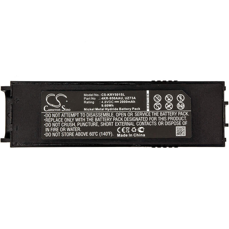 4.8V, Ni-MH, 2000mAh, Equipment battery fits Kinryo, 4kr-950aau, KC301A, Kc302a, 9.6Wh Equipment, Survey, Test Cameron Sino Technology Limited