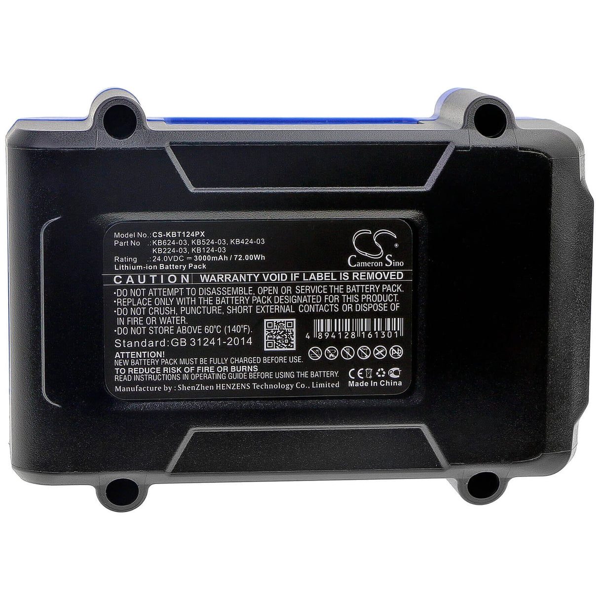 24.0V, Li-ion, 3000mAh, Power Tools battery fits Kobalt, Kb124-03, 856455, 1518740, 72Wh Power Tools Cameron Sino Technology Limited (Power Tools)