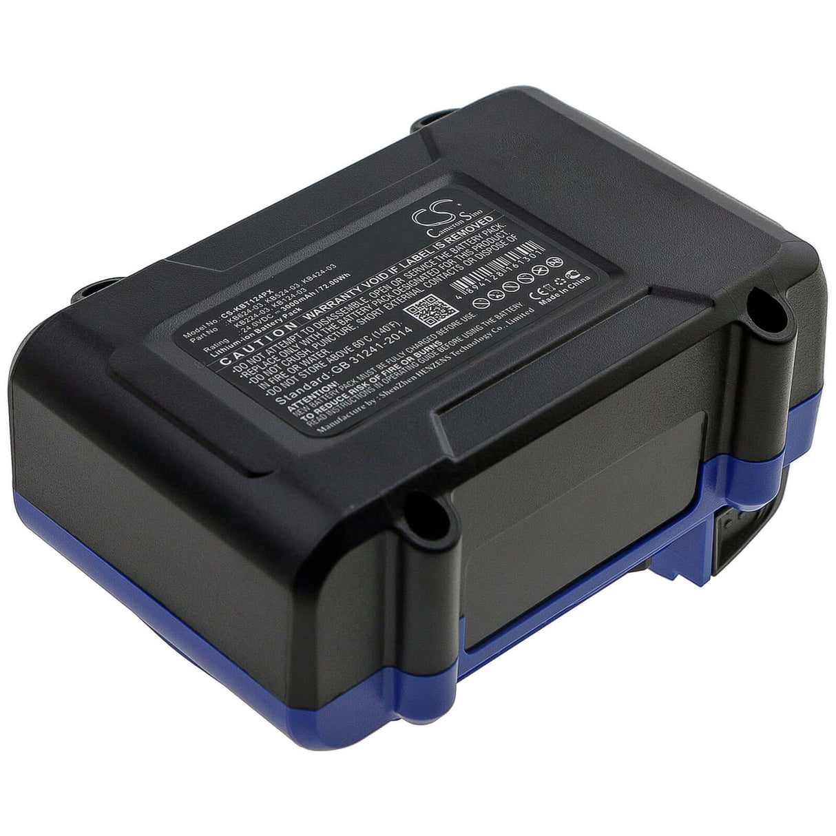 24.0V, Li-ion, 3000mAh, Power Tools battery fits Kobalt, Kb124-03, 856455, 1518740, 72Wh Power Tools Cameron Sino Technology Limited (Power Tools)