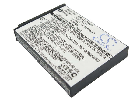 3.7V, Li-ion, 1050mAh, Camera battery fits Kodak, Klic-7003, Easyshare M380, Easyshare M381, 3.885Wh Camera Cameron Sino Technology Limited (Camera)