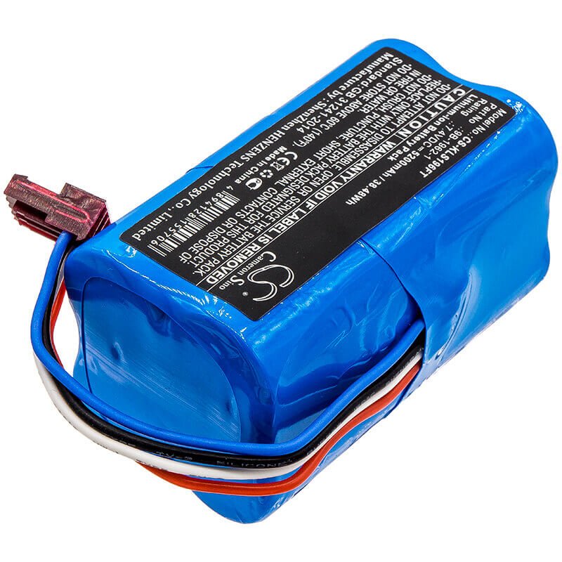 7.4V, Li-ion, 5200mAh, Flashlight battery fits Koehler, 9b-1962-1, 7610, 7611, 38.48Wh Flashlight Cameron Sino Technology Limited