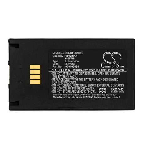 3.7V, Li-ion, 1800mAh, Communication & Conferencing battery fits Konftel, 900102095, 55w Conference Phone, 55wx Conference Phone, 6.66Wh Communication & Conferencing Cameron Sino Technology Limited