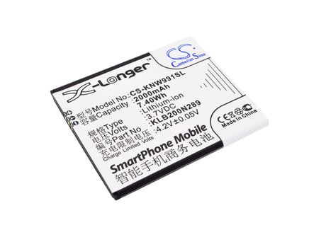 3.7V, Li-ion, 2000mAh, SmartPhone battery fits Meu, Avvio, Brondi, Konka, Modelo, Polytron, Klb200n289, 792, 7.4Wh Mobile, SmartPhone Cameron Sino Technology Limited (Smartphone)