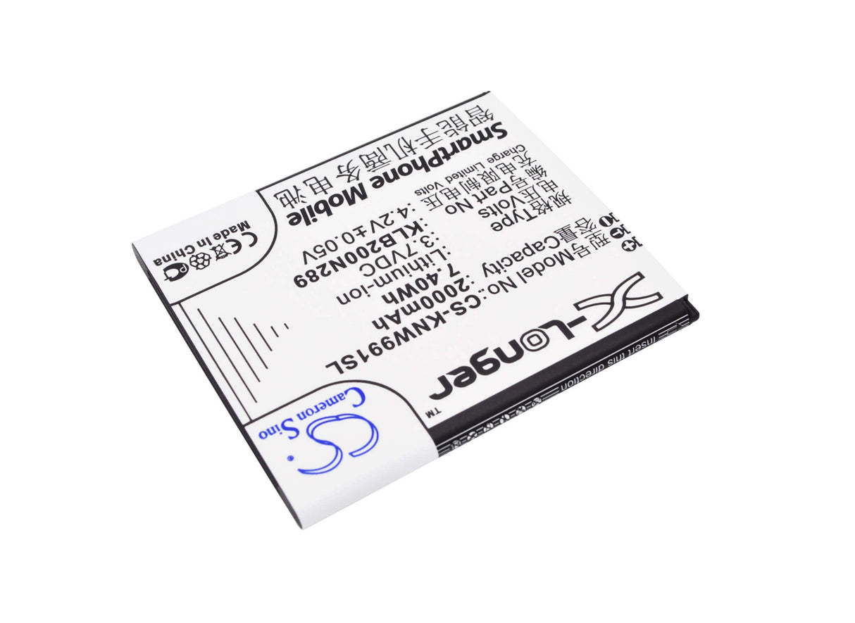 3.7V, Li-ion, 2000mAh, SmartPhone battery fits Meu, Avvio, Brondi, Konka, Modelo, Polytron, Klb200n289, 792, 7.4Wh Mobile, SmartPhone Cameron Sino Technology Limited (Smartphone)