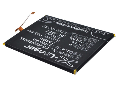 3.8V, Li-Polymer, 2100mAh, SmartPhone battery fits Koobee, Bl-52ct, M2, 7.98Wh Mobile, SmartPhone Cameron Sino Technology Limited (Suspended)