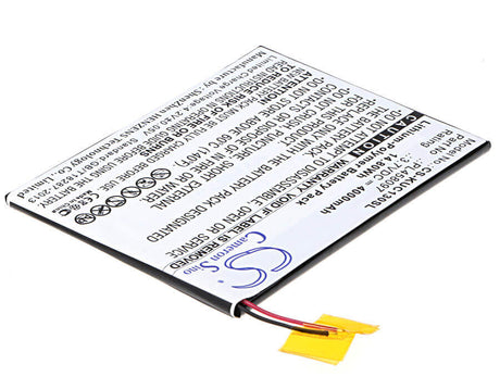 3.7V, Li-Polymer, 4000mAh, Tablet battery fits Kurio, Pl458097, 7s, C1300, 14.80Wh Tablet Cameron Sino Technology Limited
