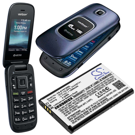 3.8V, Li-ion, 1200mAh, SmartPhone battery fits Kyocera, 5axxbt41, Cadence Lte, S2720, 4.56Wh Mobile, SmartPhone Cameron Sino Technology Limited (Smartphone)