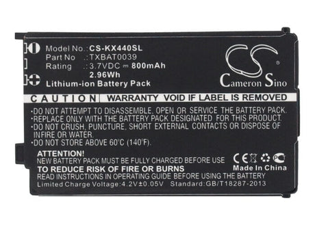 3.7V, Li-ion, 800mAh, SmartPhone battery fits Kyocera, Txbat10039, Kx1, Kx1i, 2.96Wh Mobile, SmartPhone Cameron Sino Technology Limited (Suspended)