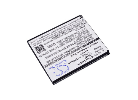 3.7V, Li-ion, 1300mAh, SmartPhone battery fits Lava, Hs14f, Iris 352e, Iris 402e, 4.81Wh Mobile, SmartPhone Cameron Sino Technology Limited (Suspended)