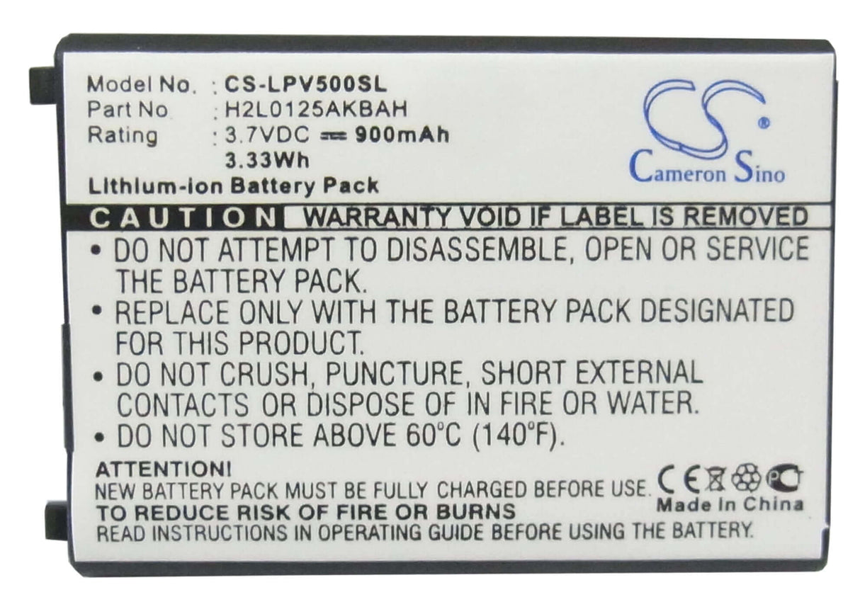 Battery For Lawmate Pv-500 Dvr Recorder 3.7v, 900mah - 3.33wh Batteries for Electronics Cameron Sino Technology Limited (Suspended)   