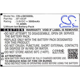 3.8V, Li-ion, 3000mAh, SmartPhone battery fits Leagoo, Bt-553p, Elite 3, 11.4Wh Mobile, SmartPhone Cameron Sino Technology Limited (Smartphone)