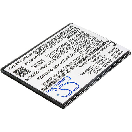 3.7V, Li-ion, 1500mAh, SmartPhone battery fits Leagoo, Bt-550, Lead 1, 5.55Wh Mobile, SmartPhone Cameron Sino Technology Limited (Suspended)