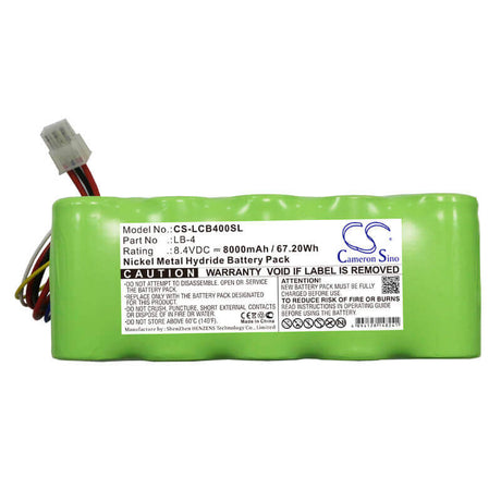 8.4V, Ni-MH, 8000mAh, Laser battery fits Laser Alignment, Lb-4, Laser Beacon Lb-4, 67.2Wh Laser Cameron Sino Technology Limited