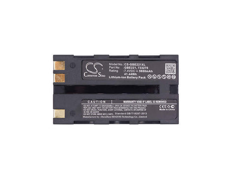 7.40V, Li-ion, 5600mAh, Equipment battery fits Leica, Geomax, 724117, Stonex R6, Zoom 20, 41.44Wh Equipment, Survey, Test Cameron Sino Technology Limited