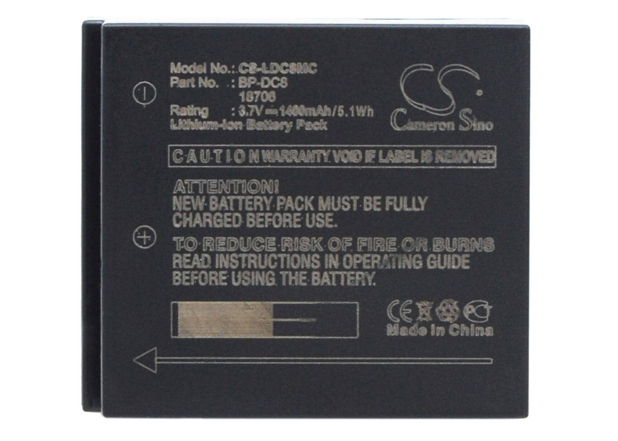 3.7V, Li-ion, 1400mAh, Camera battery fits Leica, 18706, X1, 5.18Wh Camera Cameron Sino Technology Limited (Camera)