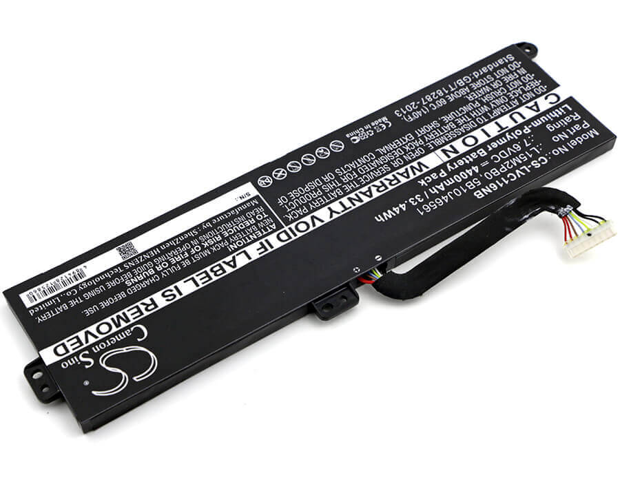 Battery For Lenovo, 100s-11iby, Chromebook 11.6 7.6v, 4400mah - 33.44wh Notebook, Laptop Cameron Sino Technology Limited   