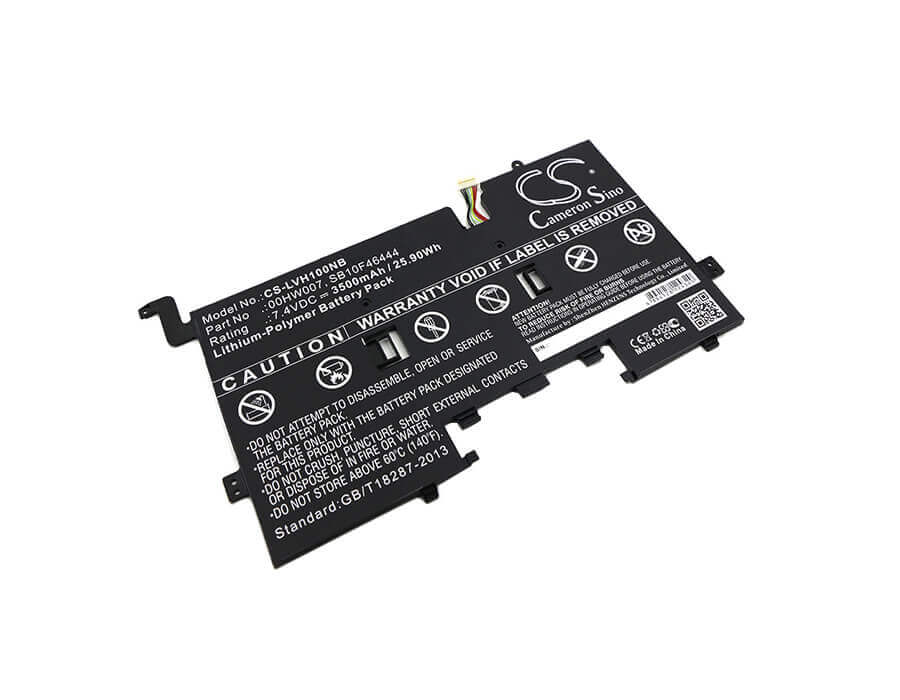 Battery For Lenovo, 20cg, 20ch, Thinkpad Helix 2 Ultrabook Pro Keyboard 7.4v, 3500mah - 25.90wh Notebook, Laptop Cameron Sino Technology Limited   