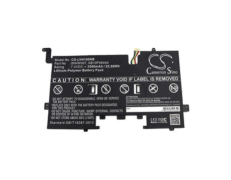 Battery For Lenovo, 20cg, 20ch, Thinkpad Helix 2 Ultrabook Pro Keyboard 7.4v, 3500mah - 25.90wh Notebook, Laptop Cameron Sino Technology Limited   