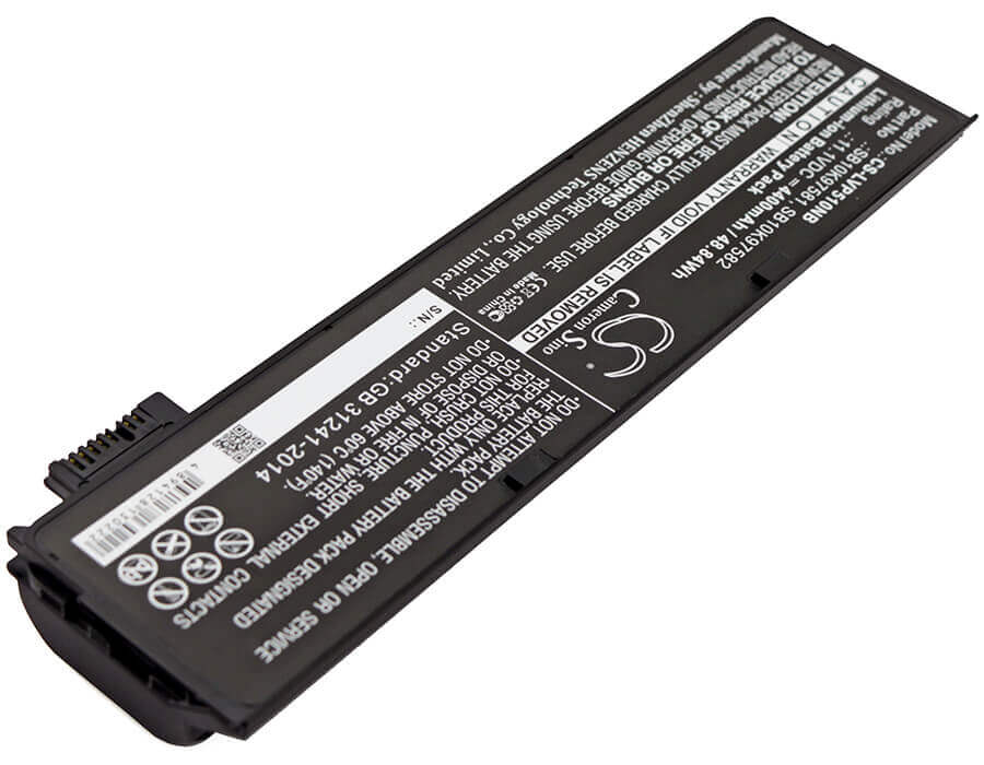 Battery For Lenovo, 20h90038cd, 20h9003acd, 20h9003bcd, 20h9a001cd, 20h9a009cd 11.1v, 4400mah - 48.84wh Notebook, Laptop Cameron Sino Technology Limited   