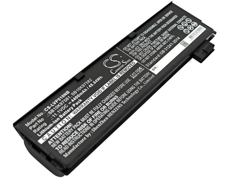 Battery For Lenovo, 20h90038cd, 20h9003acd, 20h9003bcd, 20h9a001cd, 20h9a009cd 11.1v, 4400mah - 48.84wh Notebook, Laptop Cameron Sino Technology Limited   
