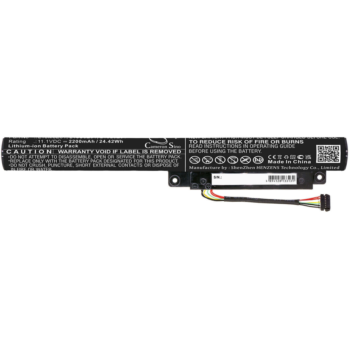 Battery For Lenovo, 59-407061, 59-439199, Ideapad Flex 10 11.1v, 2200mah - 24.42wh Notebook, Laptop Cameron Sino Technology Limited   