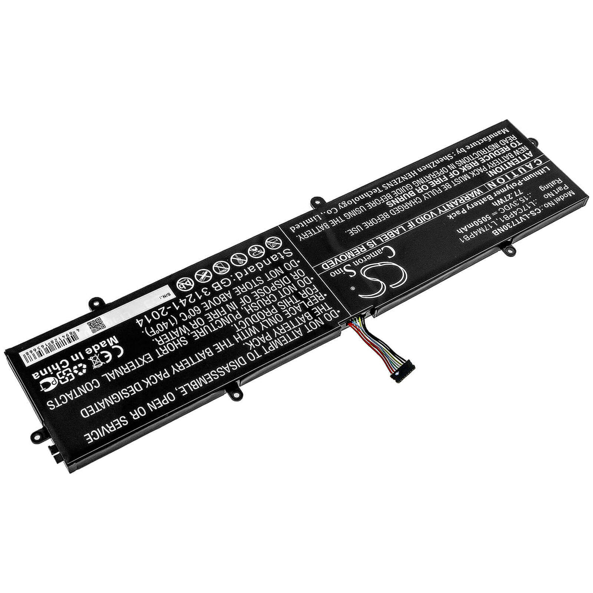Battery For Lenovo, 720s-15, Ideapad 720s Touch-15ikb, Ideapad 720s-15 15.3v, 5050mah - 77.27wh Notebook, Laptop Cameron Sino Technology Limited   