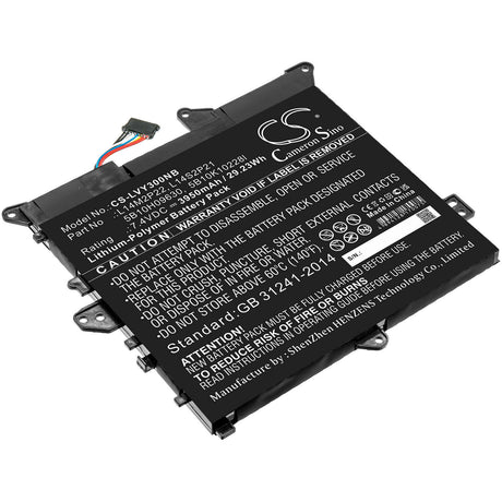 Battery For Lenovo, 80lx, 80lx001kus, 80lxx005us 7.4v, 3950mah - 29.23wh Notebook, Laptop Cameron Sino Technology Limited   