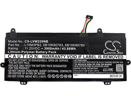 Battery For Lenovo, 80sf0000us, Ideapad 11.6" N22, Ideapad N22 11.25v, 3900mah - 43.88wh Notebook, Laptop Cameron Sino Technology Limited   