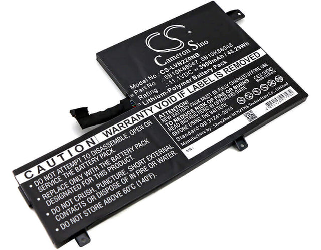Battery For Lenovo, 80vh0001us, Chromebook N22, Chromebook N22 11.1v, 3900mah - 43.29wh Notebook, Laptop Cameron Sino Technology Limited   